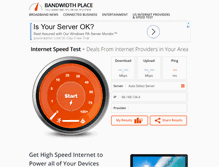 Tablet Screenshot of bandwidthplace.com